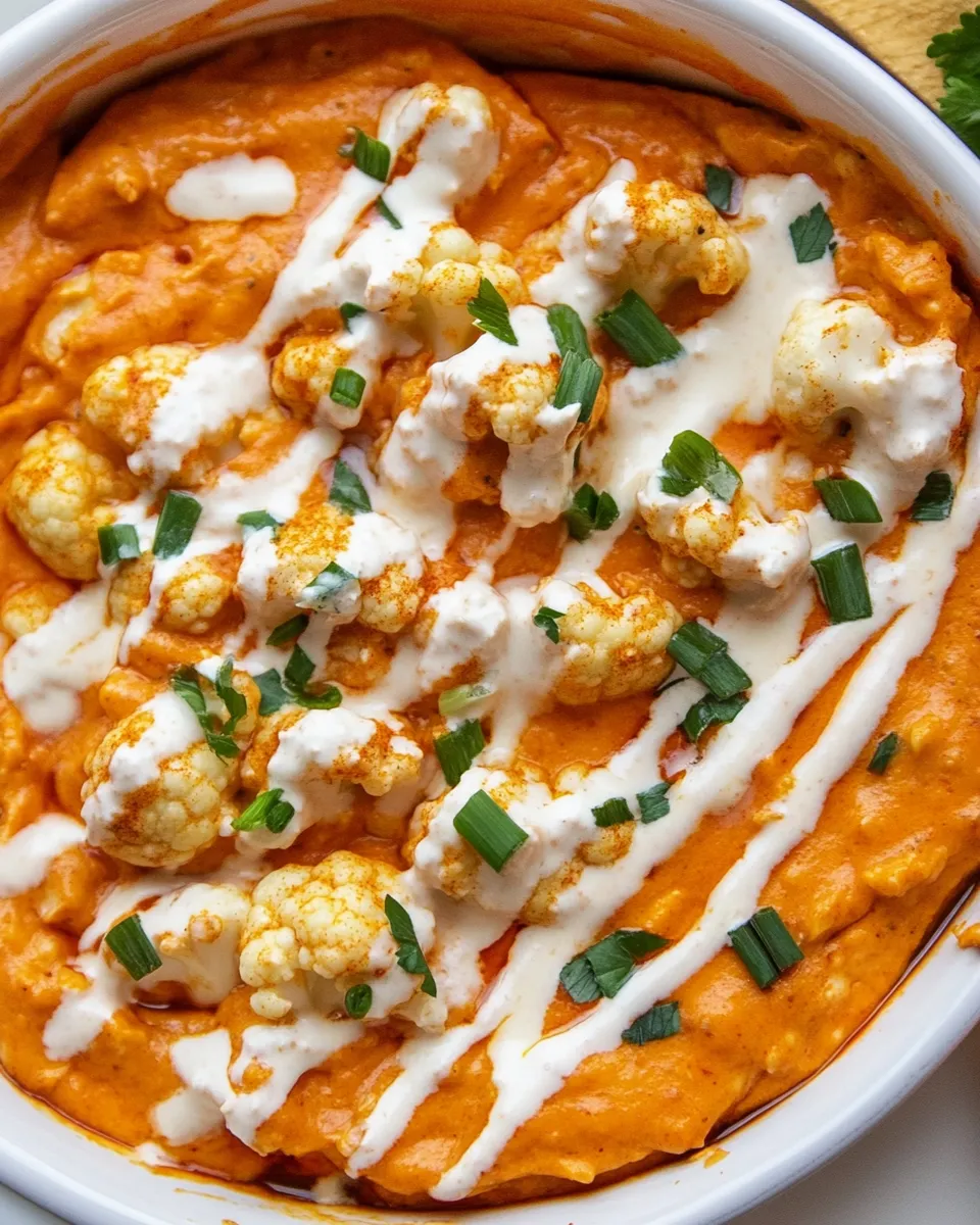 Easy Buffalo Cauliflower Dip recipe photo