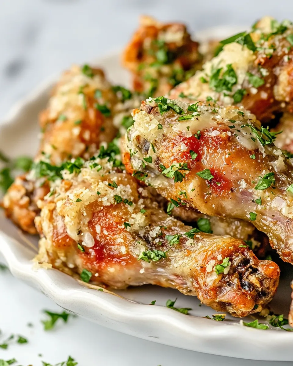 Easy Buffalo Wild Wings Garlic Parmesan Wings photo