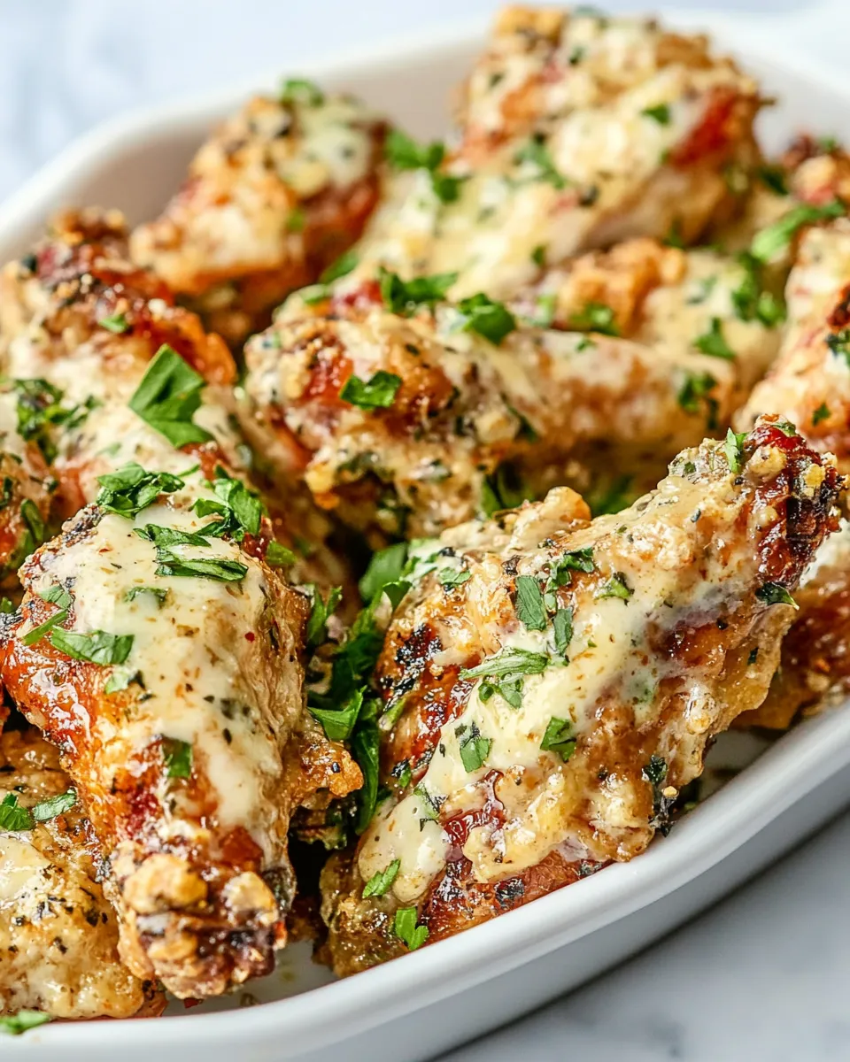 Quick Buffalo Wild Wings Garlic Parmesan Wings shot