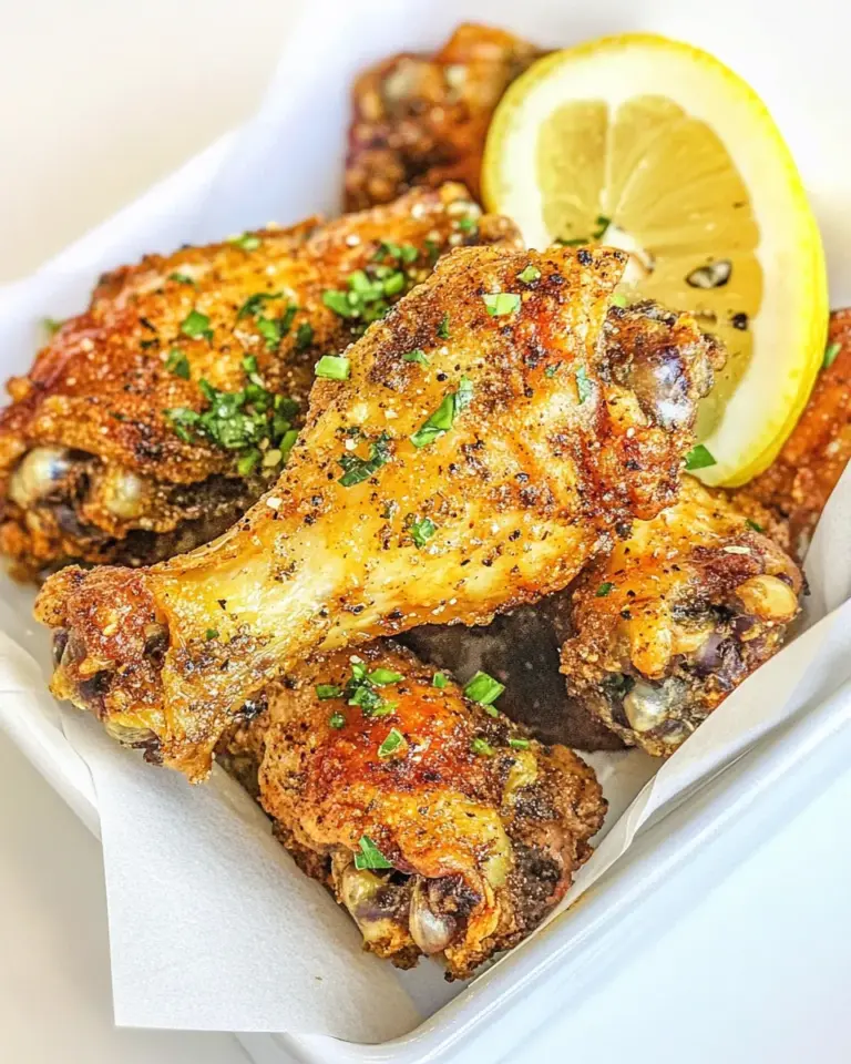 Homemade Buffalo Wild Wings Lemon Pepper Wings recipe photo