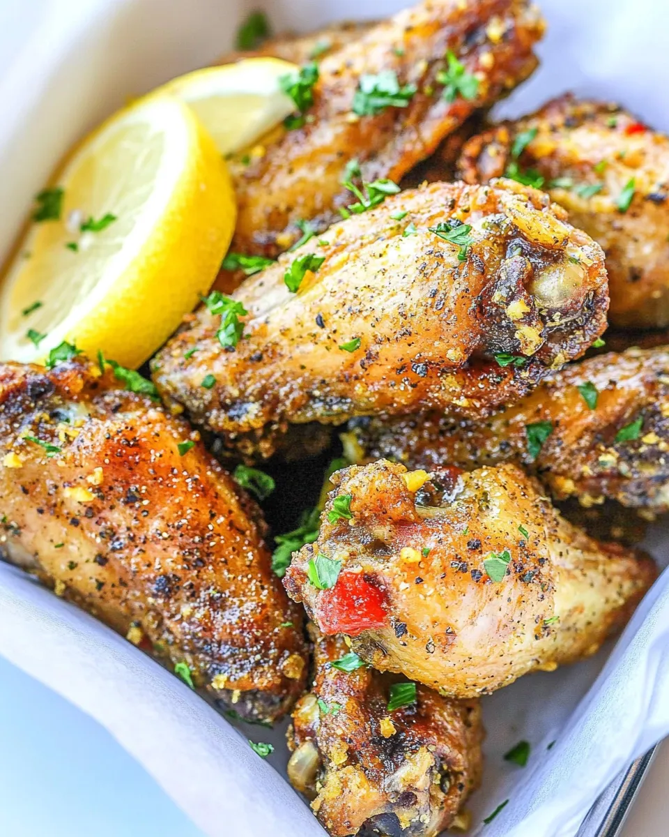 Classic Buffalo Wild Wings Lemon Pepper Wings dish photo