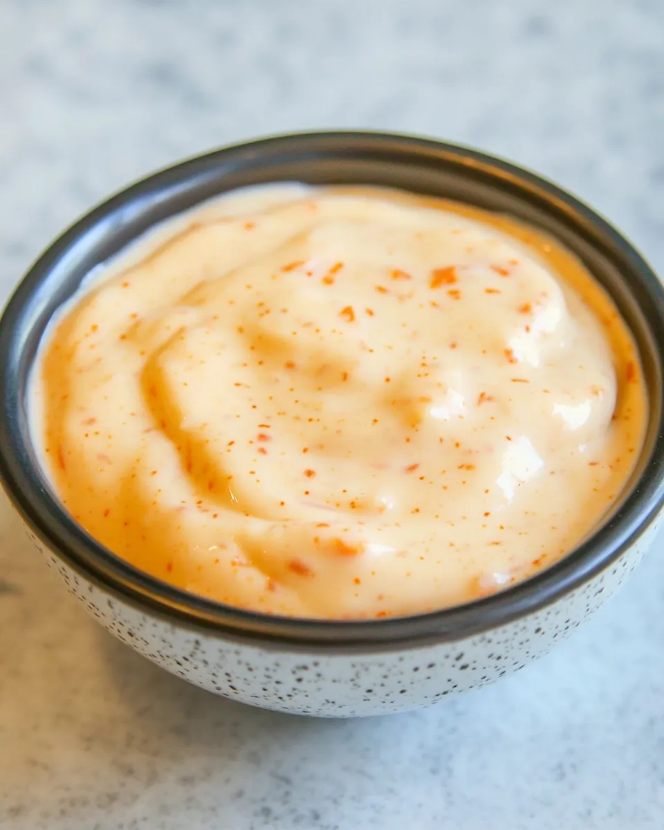 Savory Burger King Zesty Sauce shot