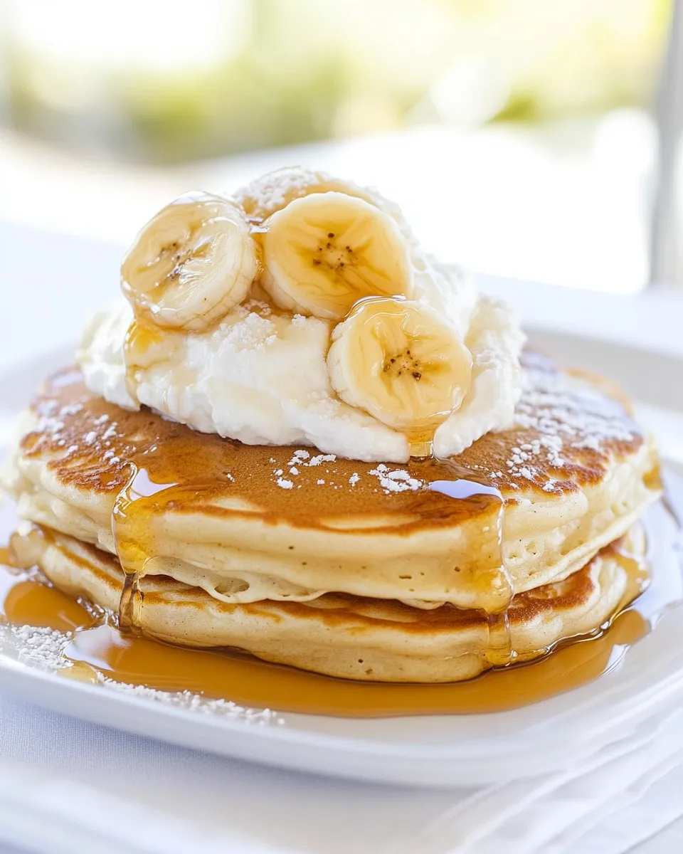 Classic Buttermilk Banana Pancakes photo
