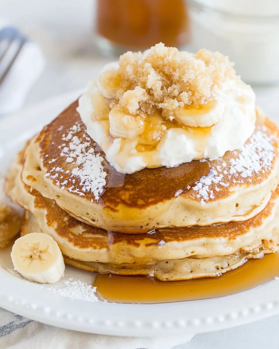 Delicious Buttermilk Banana Pancakes dish photo