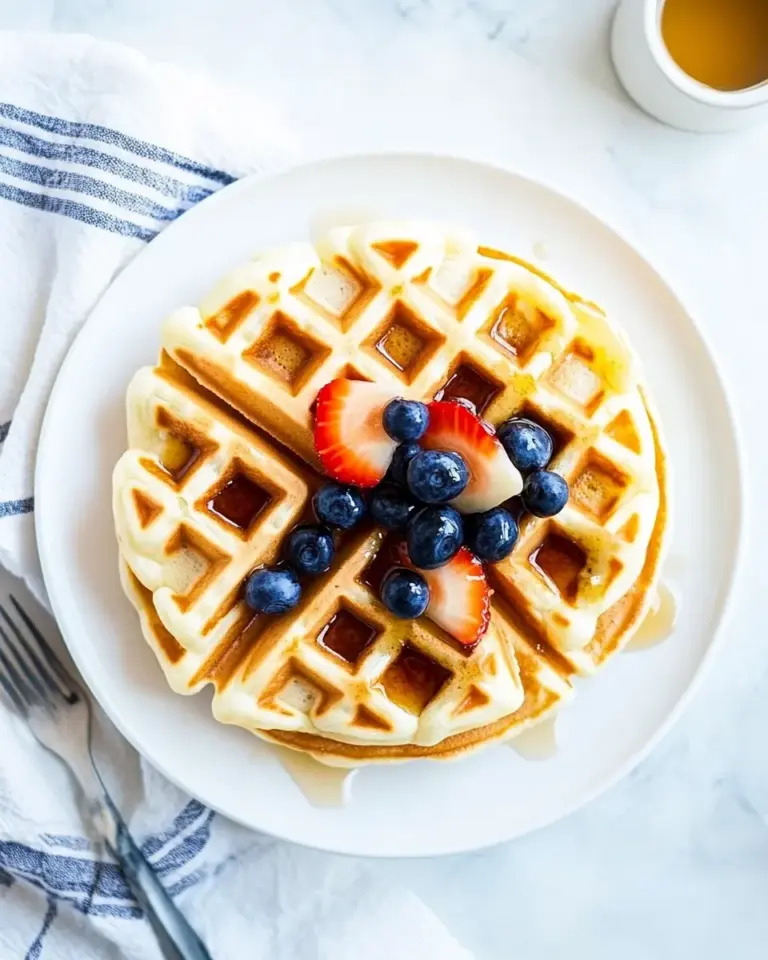 Homemade Buttermilk Waffles photo