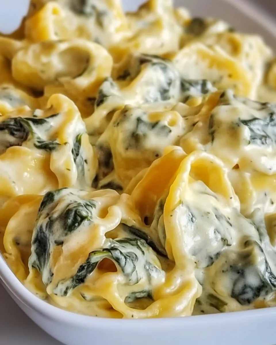 Classic CREAMY SPINACH TORTELLINI image
