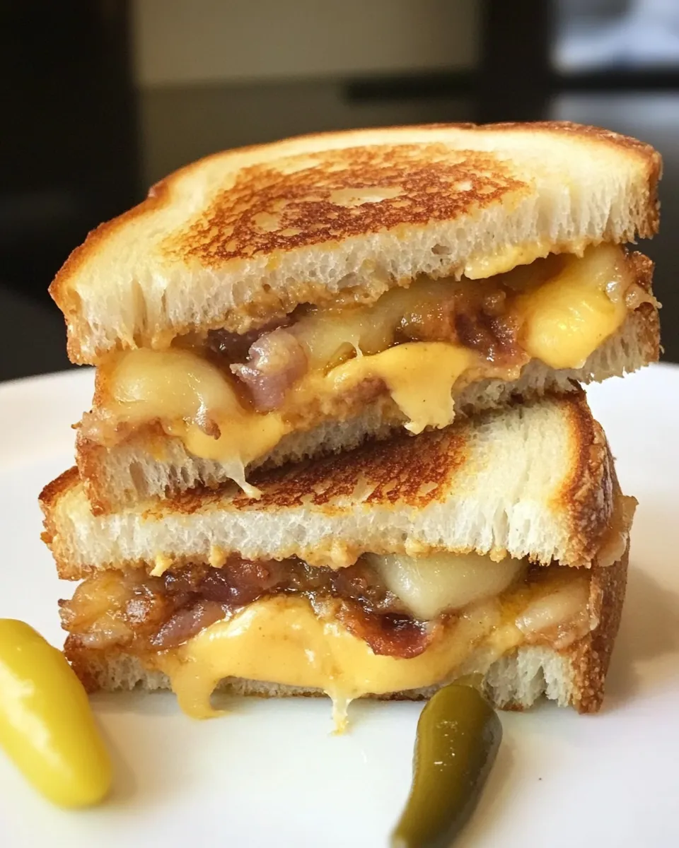 Easy Cajun Grilled Cheese food shot