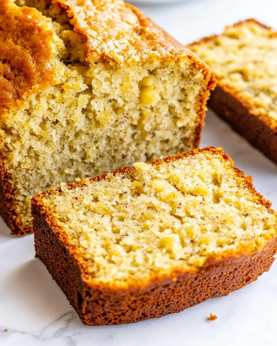 Easy Cake Mix Banana Bread food shot