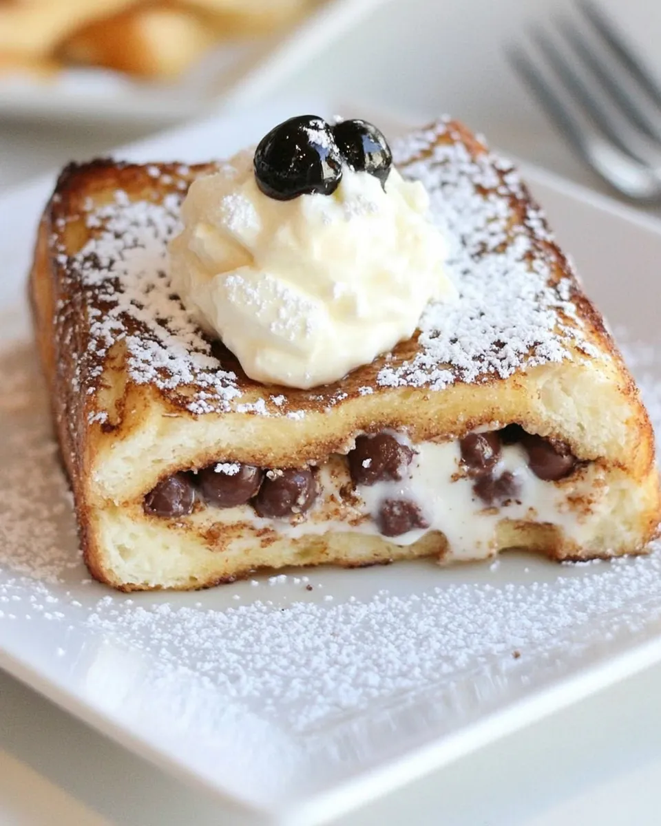 Classic Cannoli Stuffed French Toast recipe photo