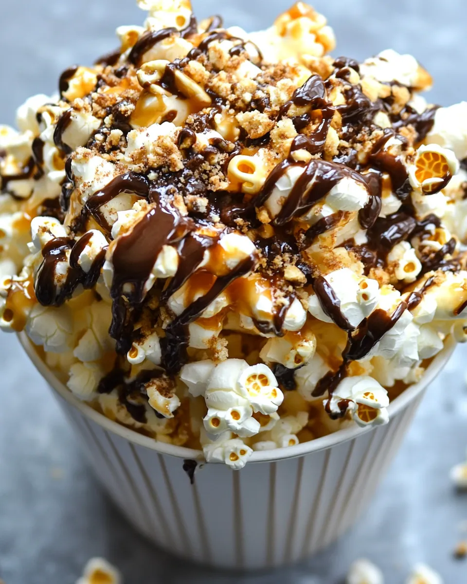 Homemade Caramel Crunch Popcorn Recipe photo