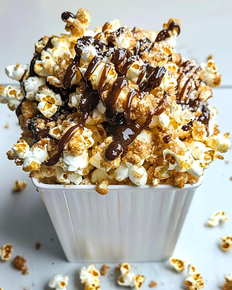 Easy Caramel Crunch Popcorn Recipe shot