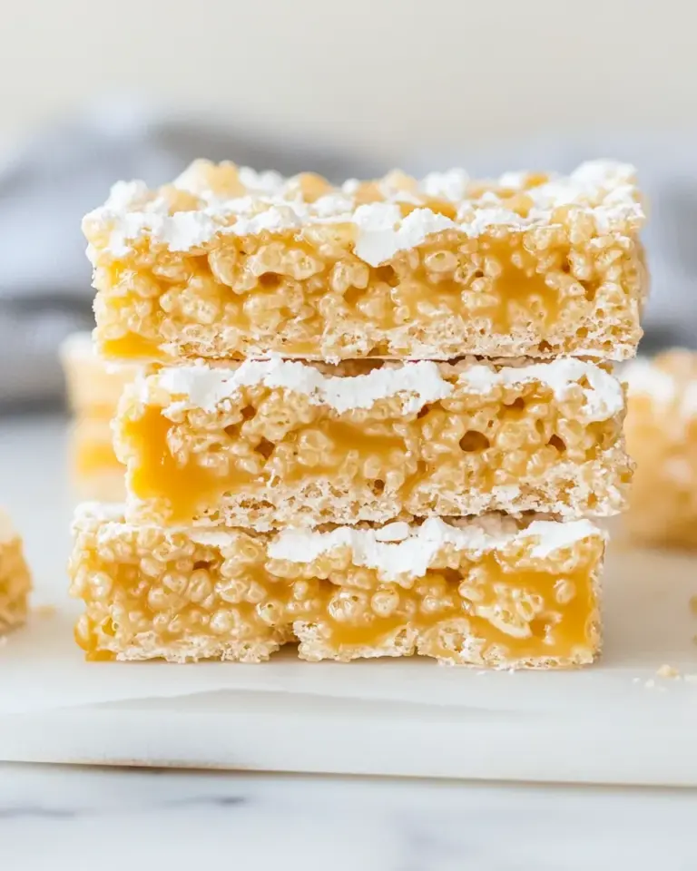 Homemade Caramel Rice Krispie Treats photo
