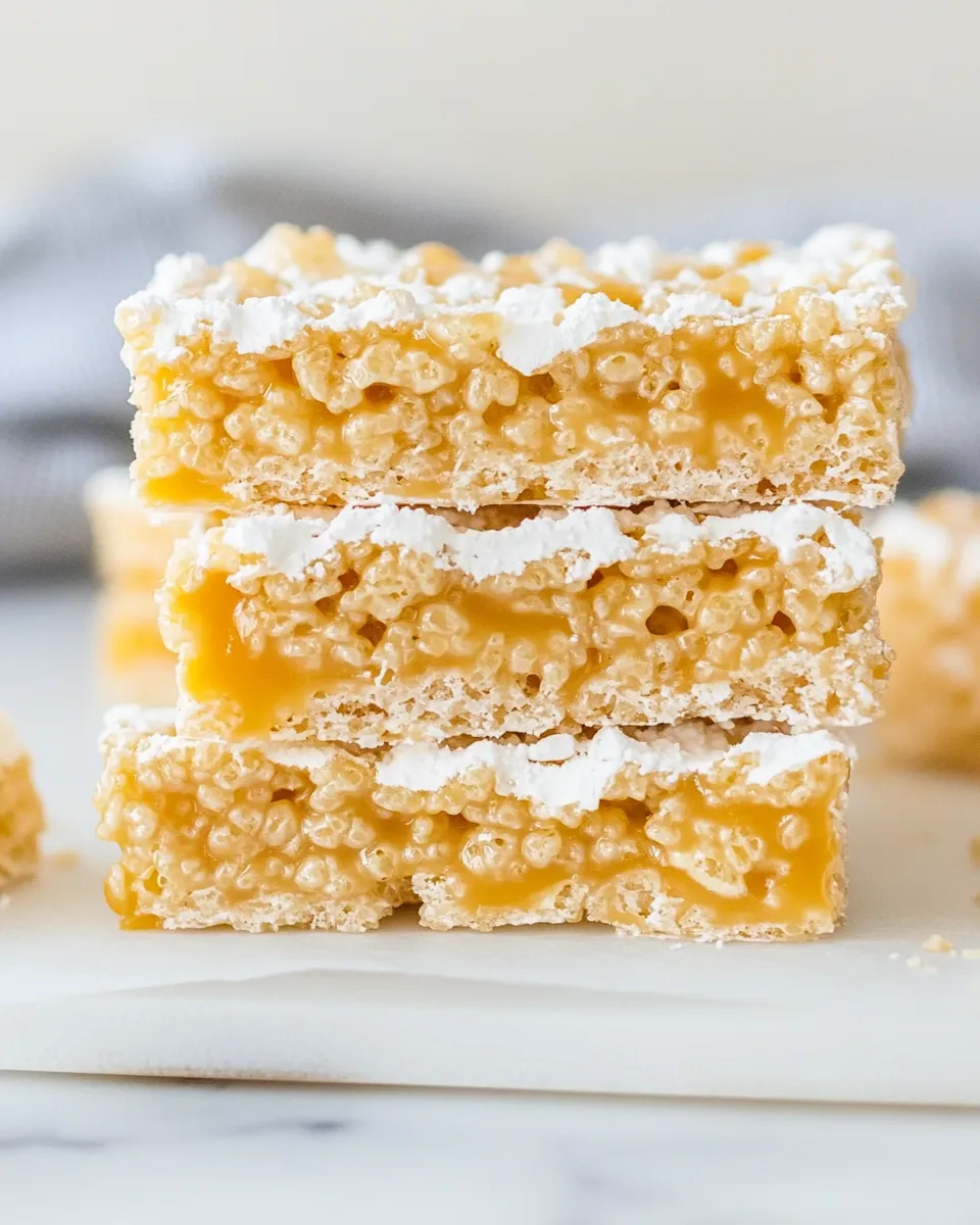 Homemade Caramel Rice Krispie Treats photo