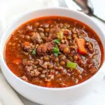 Homemade Carrabbas Sausage Lentil Soup photo