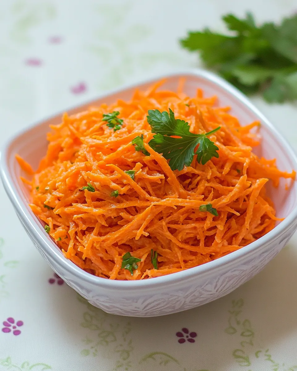 Easy Carrot Salad withCoriander recipe photo