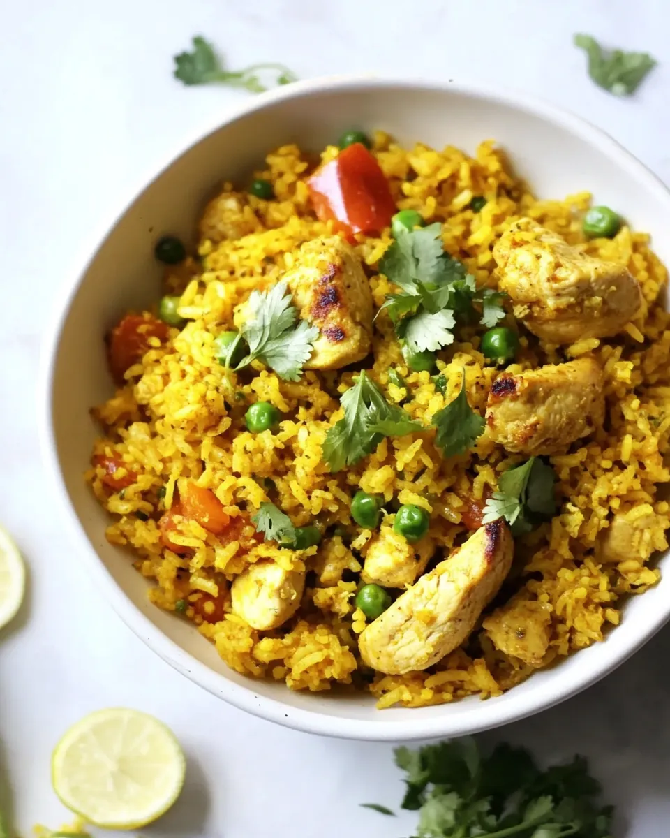 Easy Cauliflower Rice Chicken Biryani recipe photo