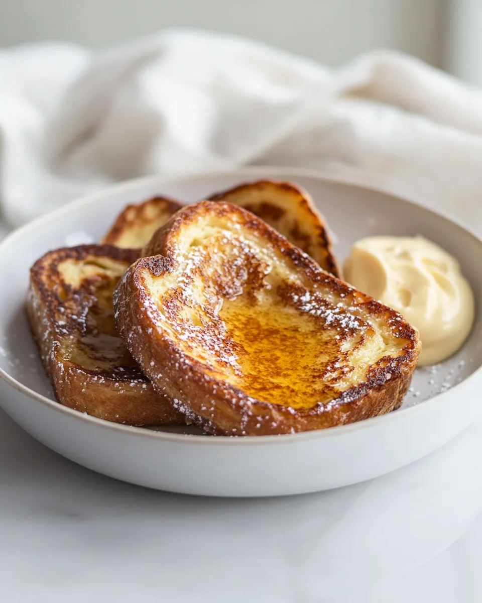 Easy Challah French Toast shot