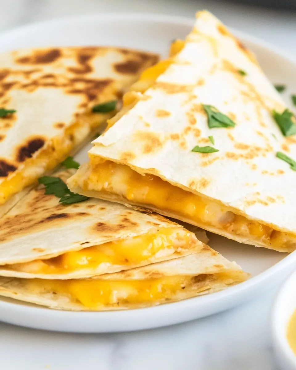Delicious Cheese Quesadilla shot