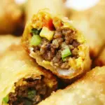 Homemade Cheeseburger Egg Rolls photo