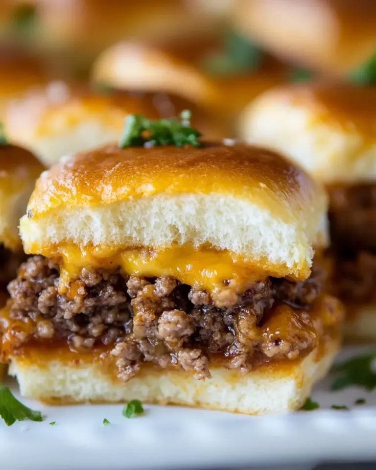 Homemade Cheeseburger Sliders (Easy, 30-min Recipe) dish photo