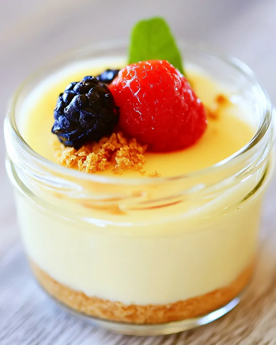 Homemade Cheesecake in a Jar photo