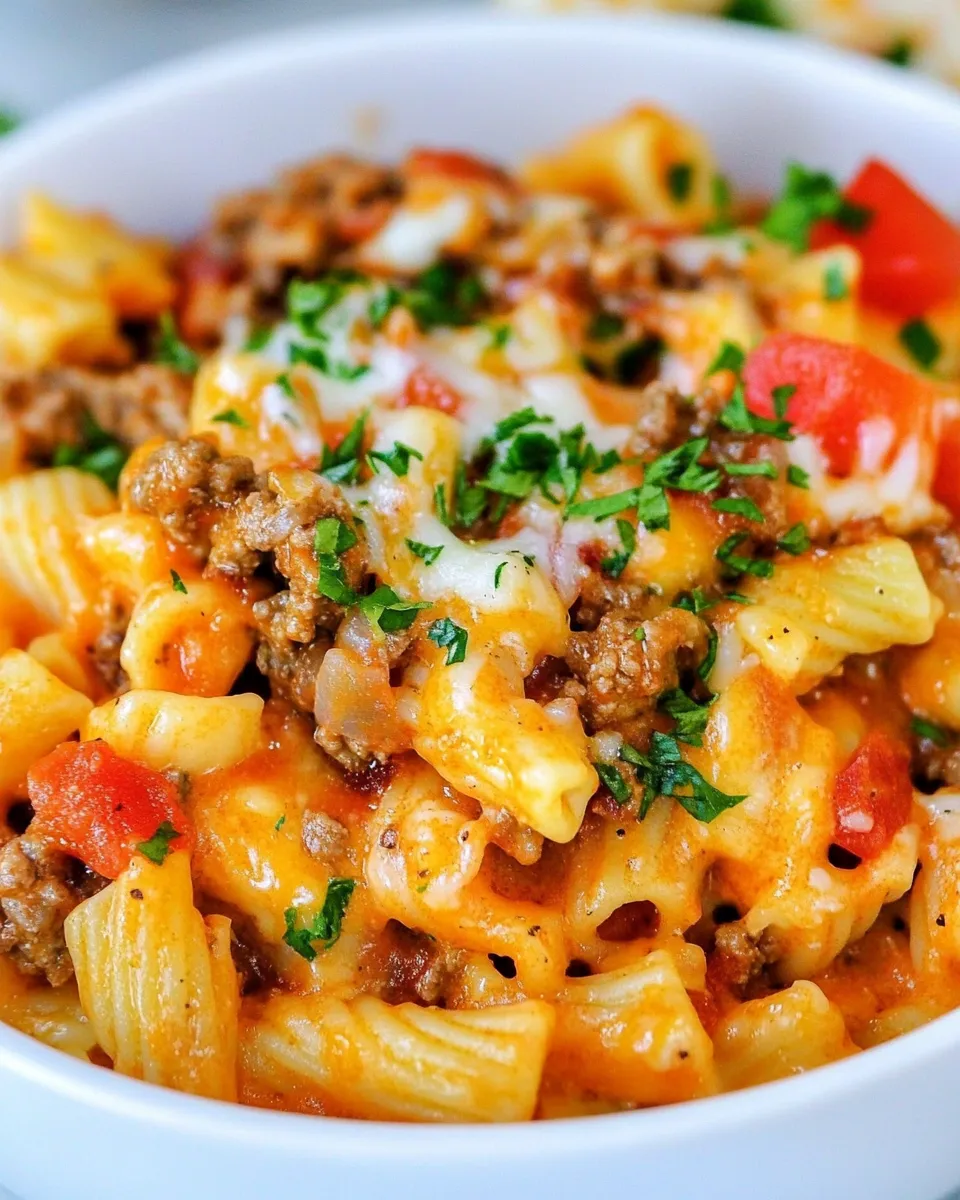 Delicious Cheesy Instant Pot Taco Pasta image