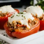 Homemade Cheesy Italian Stuffed Peppers photo