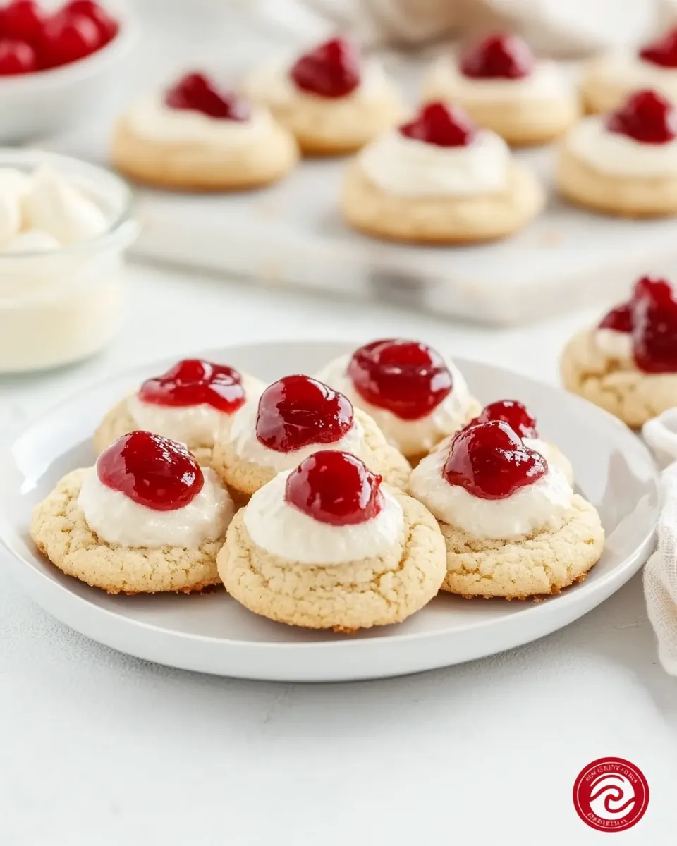 Classic Cherry Cheesecake Cookies image