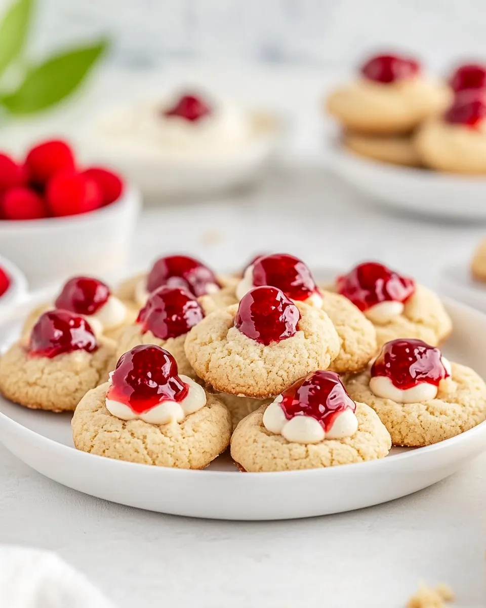 Easy Cherry Cheesecake Cookies recipe photo
