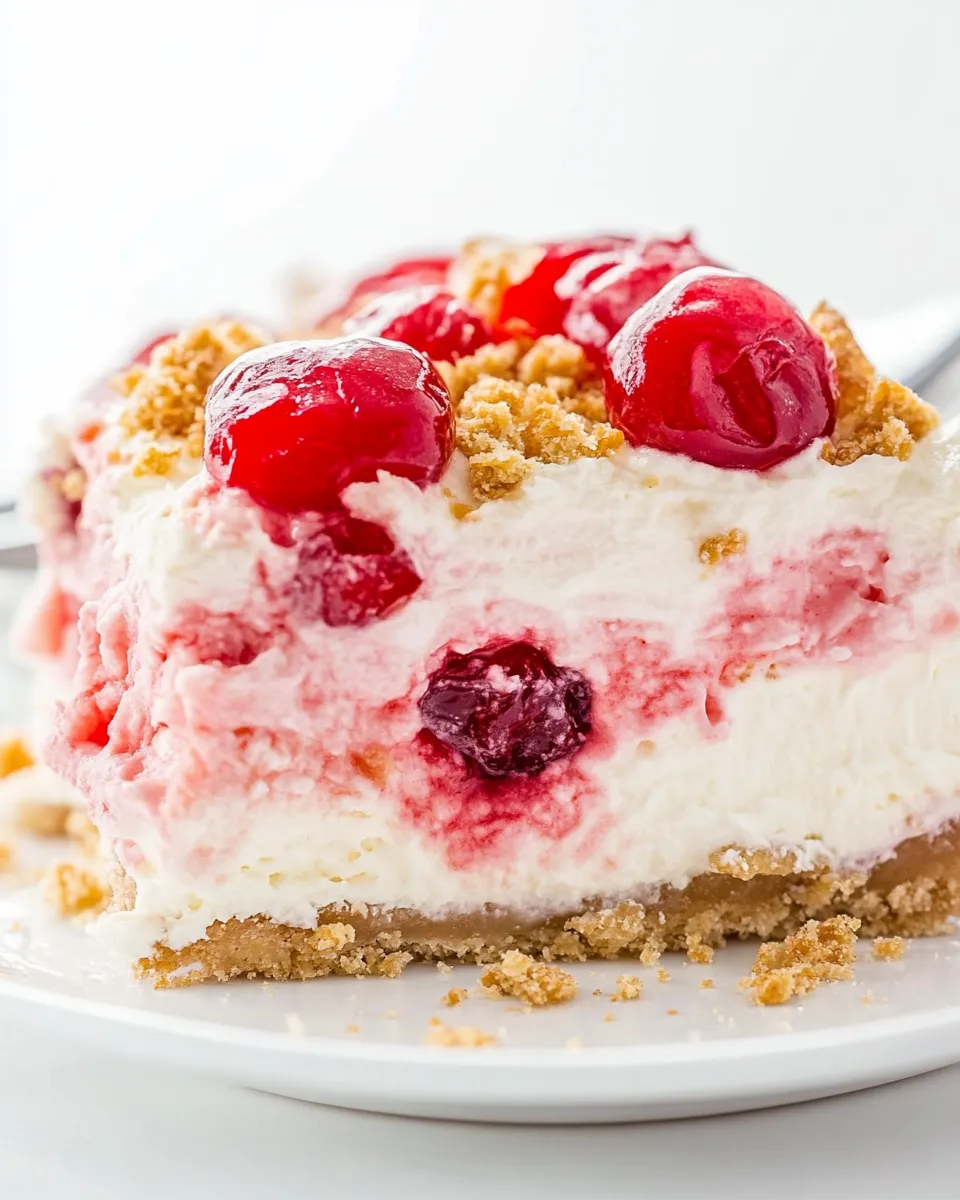 Easy Cherry Cheesecake Lush recipe photo