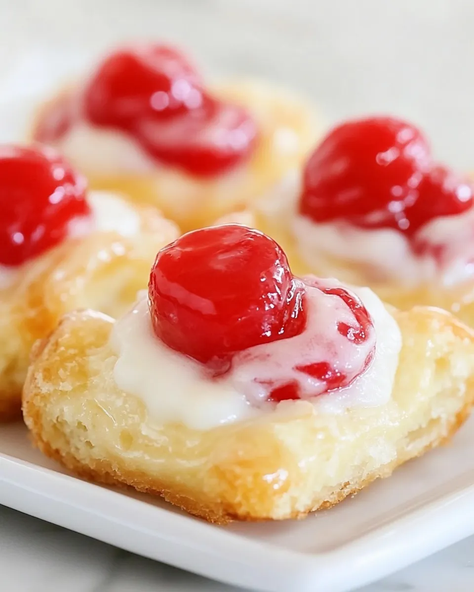 Delicious Cherry Danish shot