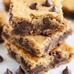 Homemade Chewy Gooey Almond Flour Blondies photo