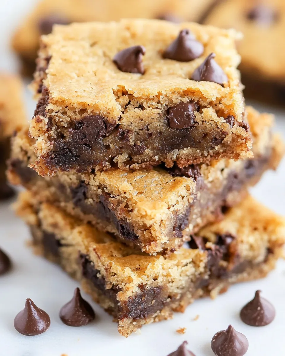 Homemade Chewy Gooey Almond Flour Blondies photo