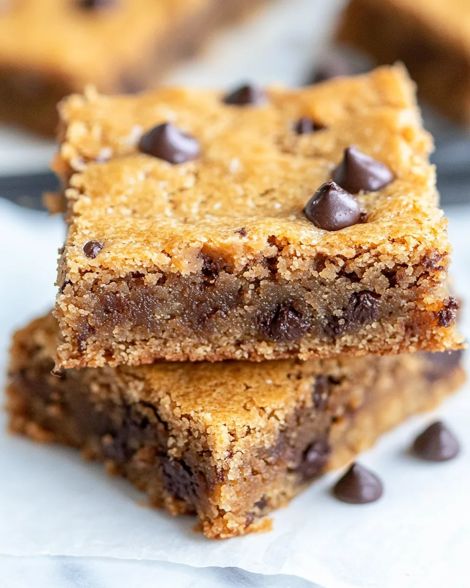 Classic Chewy Gooey Almond Flour Blondies image