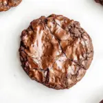 Homemade Chewy Gooey Flourless Chocolate Cookies photo
