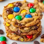 Homemade Chewy Monster Cookies (Peanut Butter) photo
