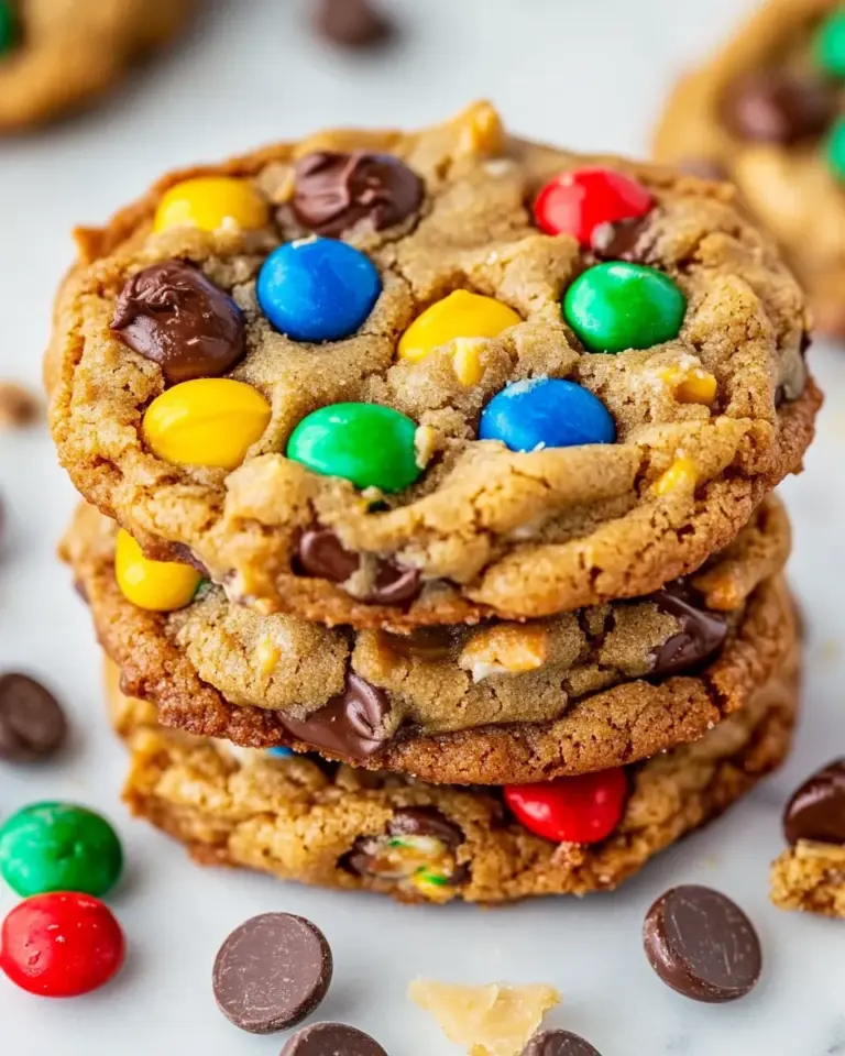 Homemade Chewy Monster Cookies (Peanut Butter) photo