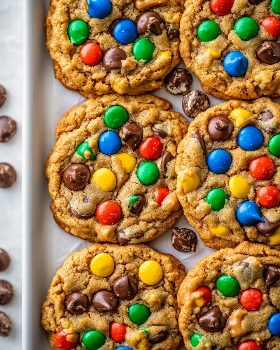 Easy Chewy Monster Cookies (Peanut Butter) recipe photo