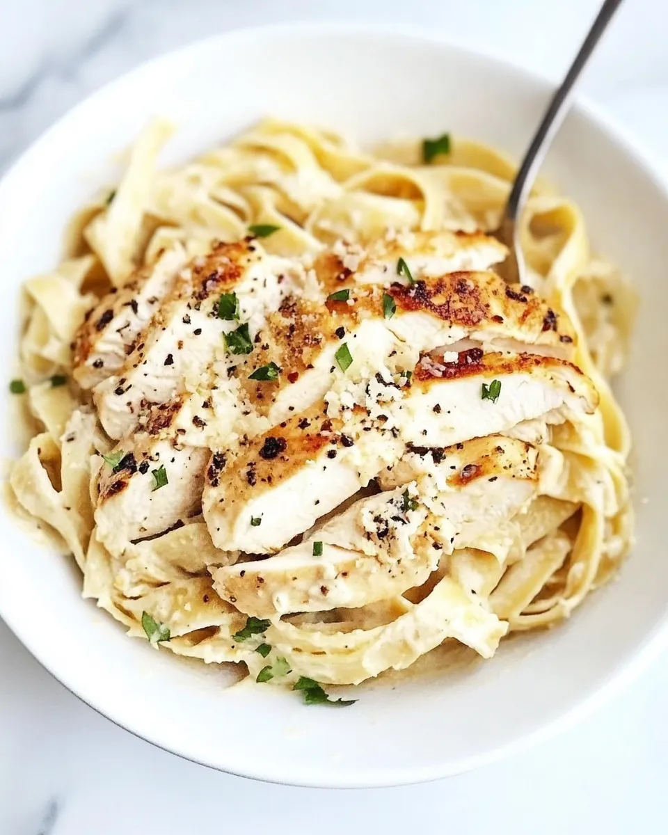 Easy Chicken Alfredo recipe photo