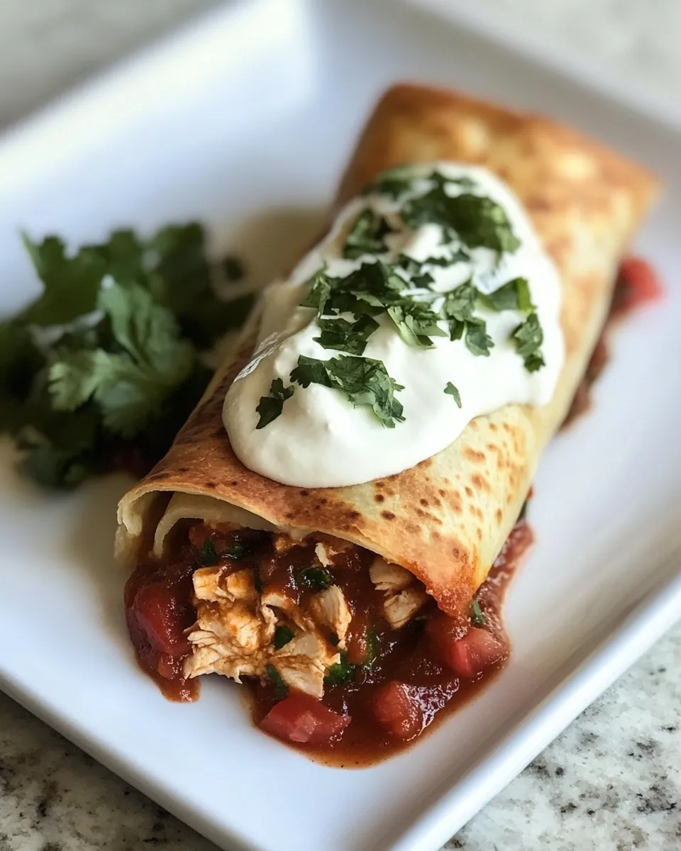Classic Chicken Chimichangas dish photo