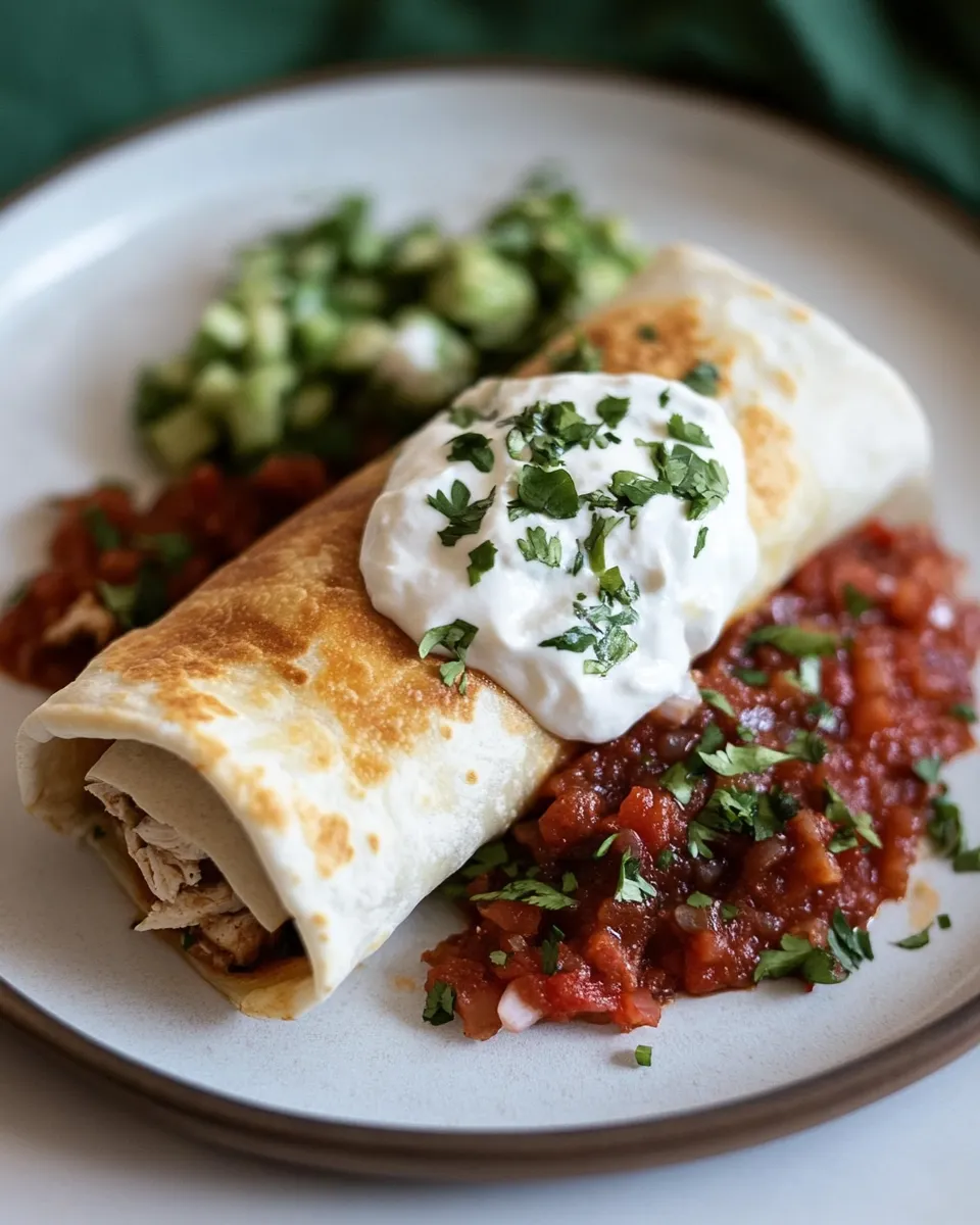 Delicious Chicken Chimichangas picture