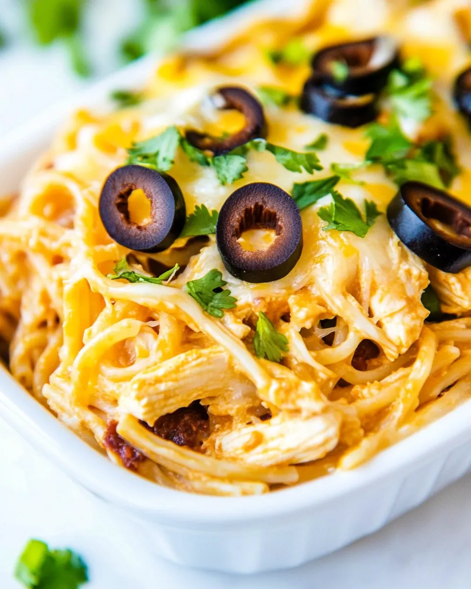 Delicious Chicken Enchilada Pasta image