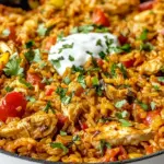 Homemade Chicken Fajita Rice Skillet photo