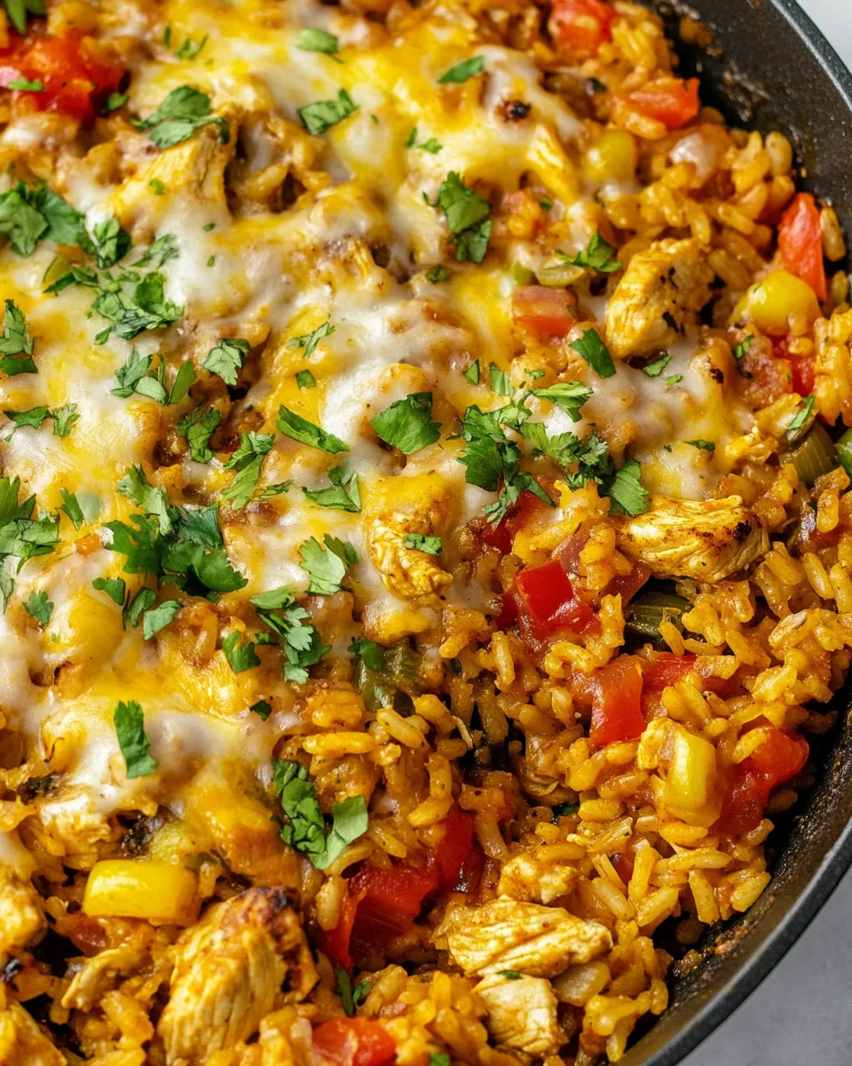 Classic Chicken Fajita Rice Skillet image