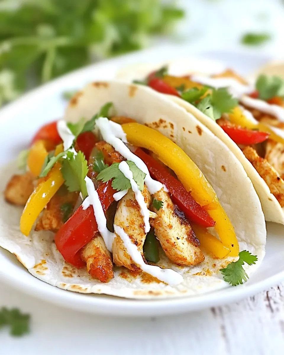 Homemade Chicken Fajitas Recipe photo