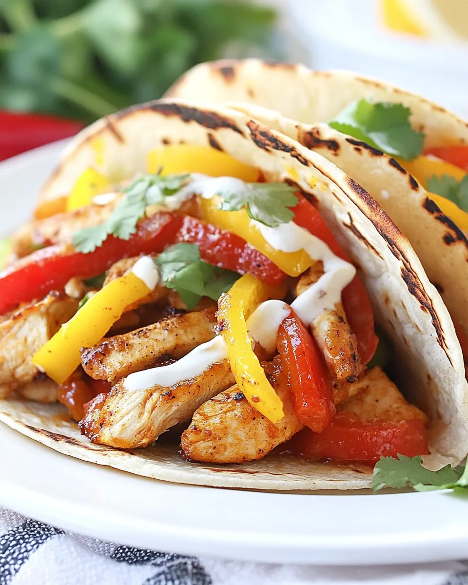 Classic Chicken Fajitas Recipe image