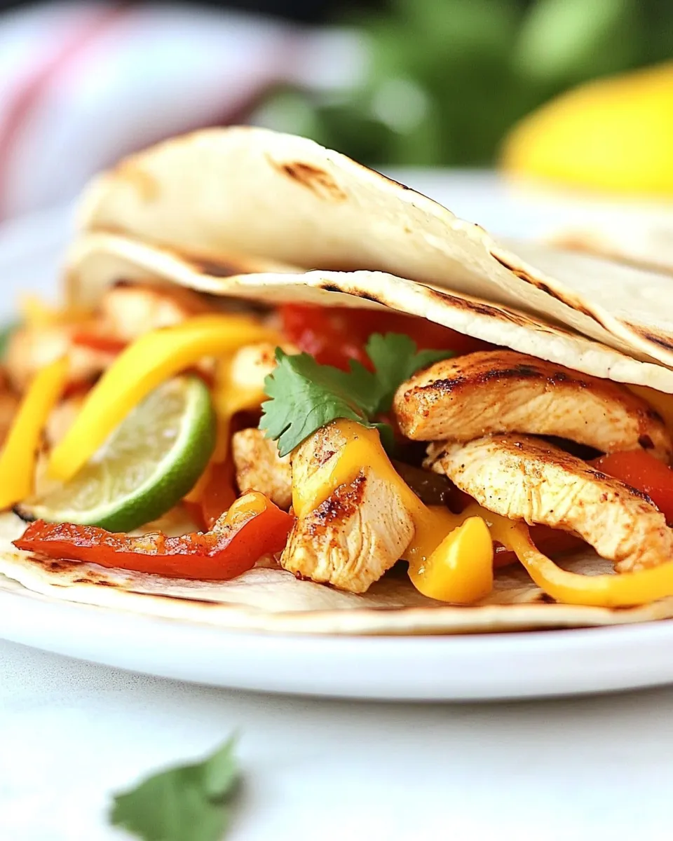 Delicious Chicken Fajitas Recipe recipe image