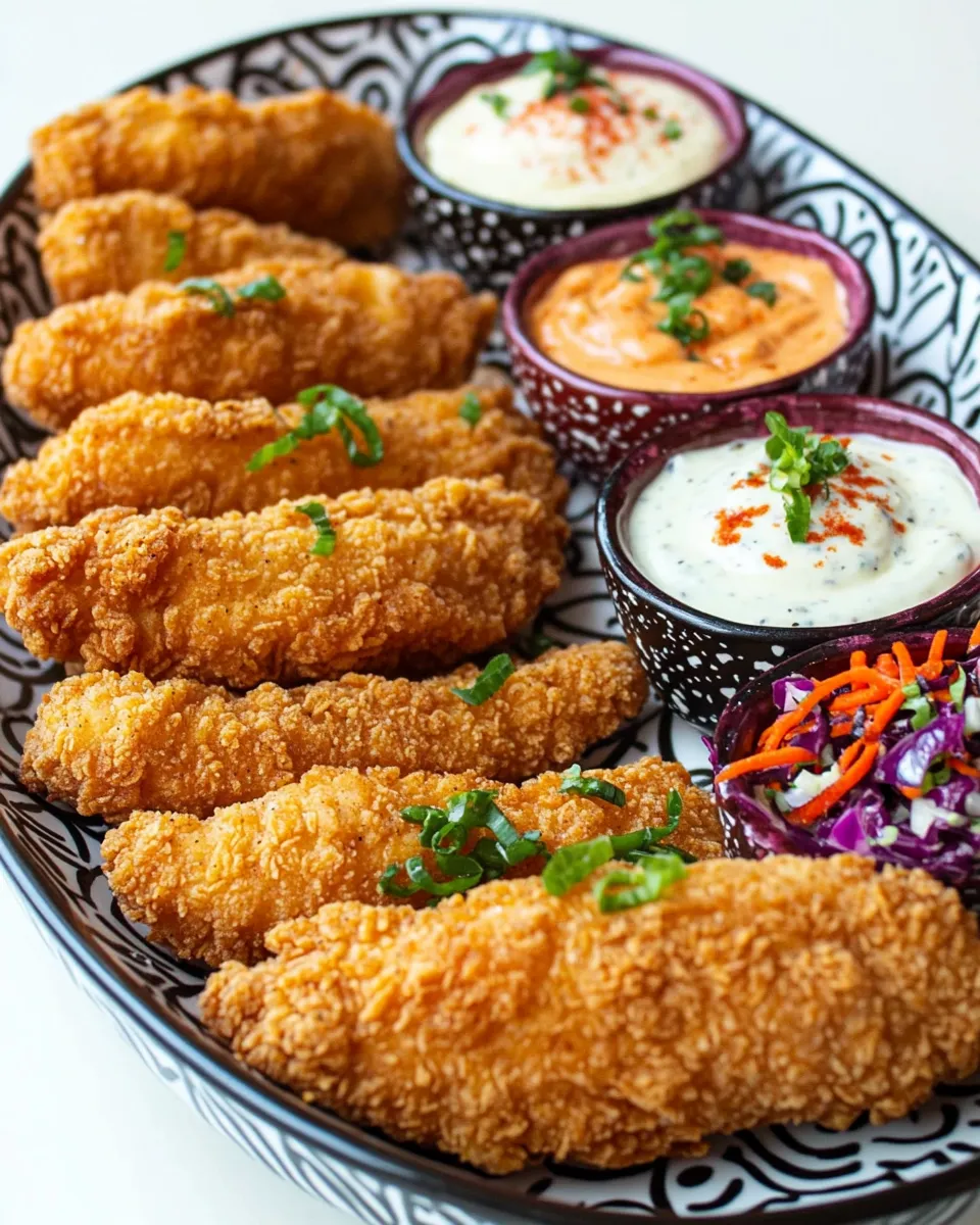 Classic Chicken Fingers with 6 Mayo Dipping Sauces image