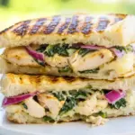 Homemade Chicken Florentine Panini photo