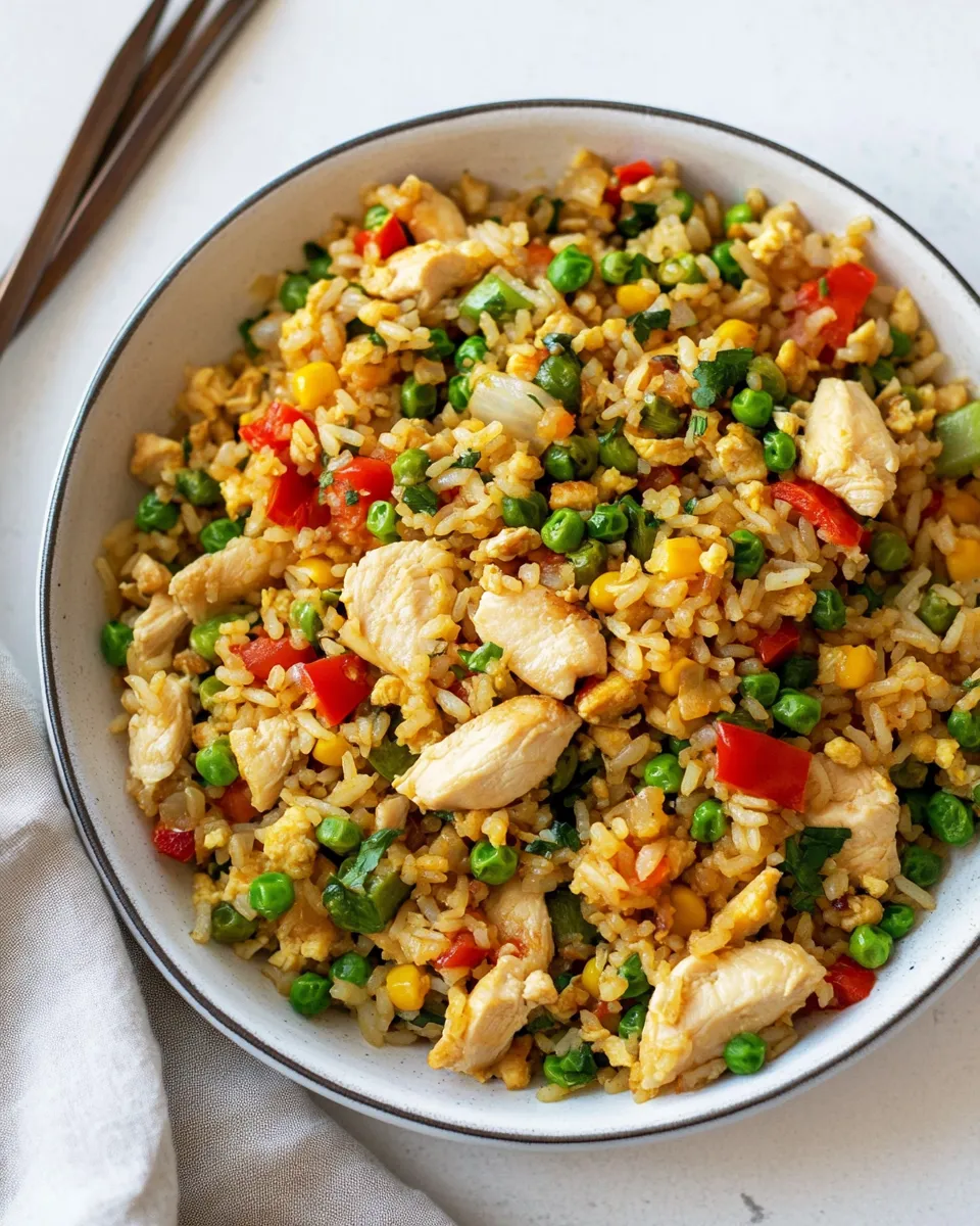 Homemade Chicken Fried Rice photo